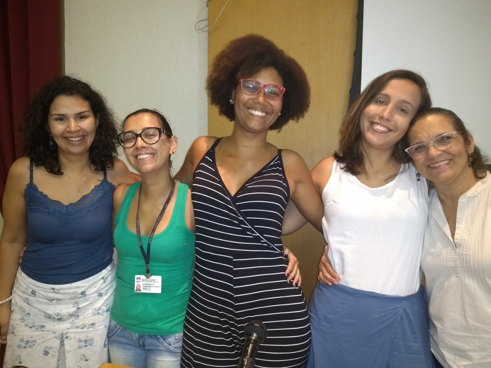 Professoras: Fabiana Rangel, Bárbara Wepler, Dayana Bandeira, Renata Oliveira e Maria do Socorro Fortes  