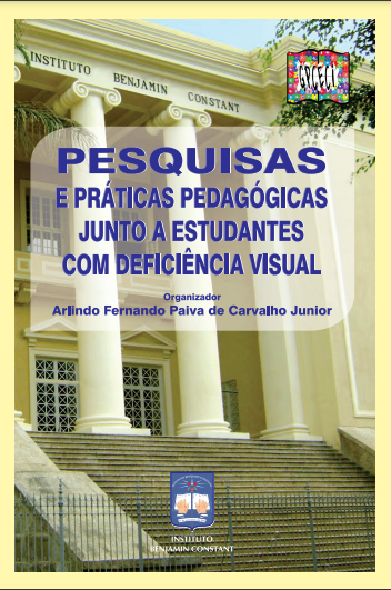 Capa livro Pesquisas e práticas pedagógicas junto a estudantes com deficiência visual